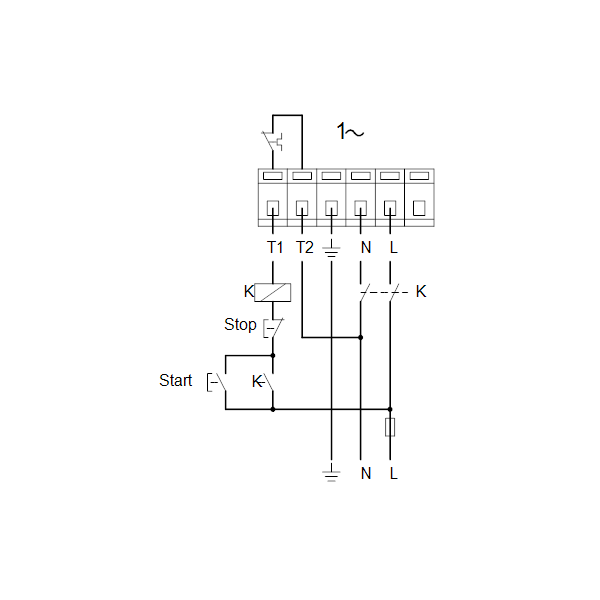 Циркуляционный насос с мокрым ротором Grundfos UPS 65-60/2 F B артикул 96402262 – схема подключения
