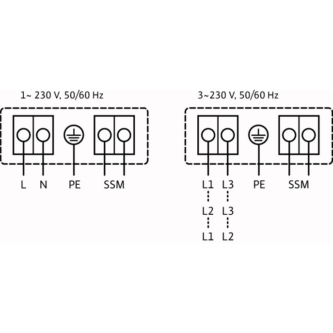Схема подключения насоса Wilo YONOS MAXO 40/0,5-4 PN6/10